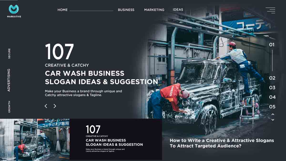 Cars wash Slogans ideas & Examples list