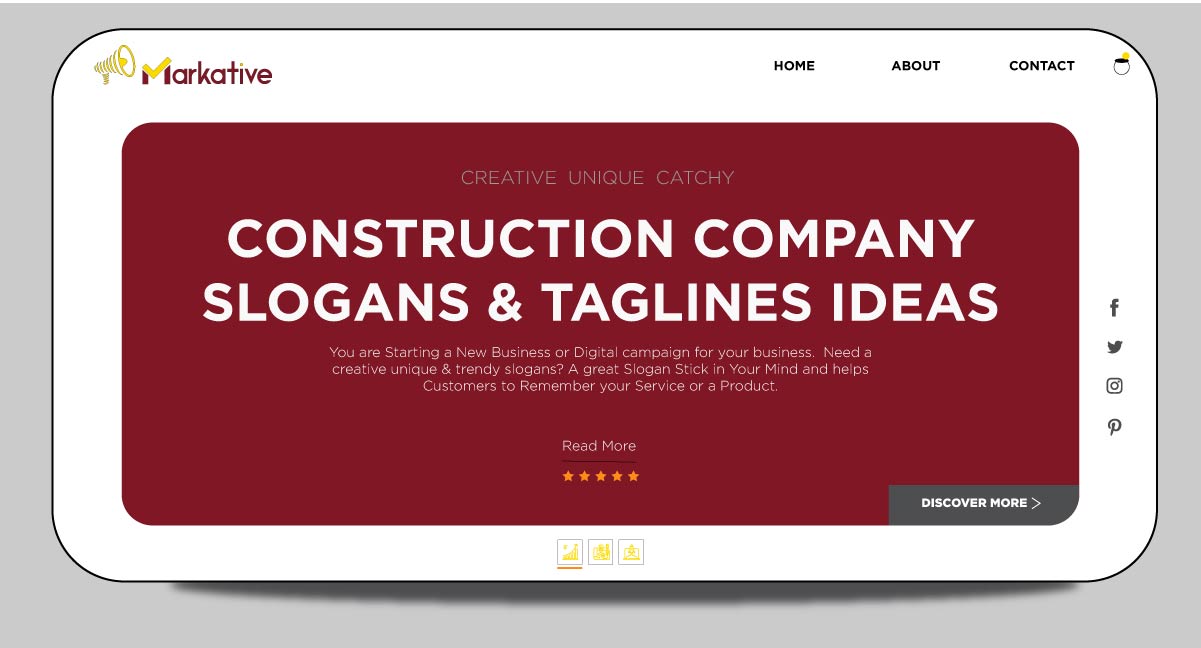 119 Powerful Construction Company Slogans & Taglines ideas | Markative