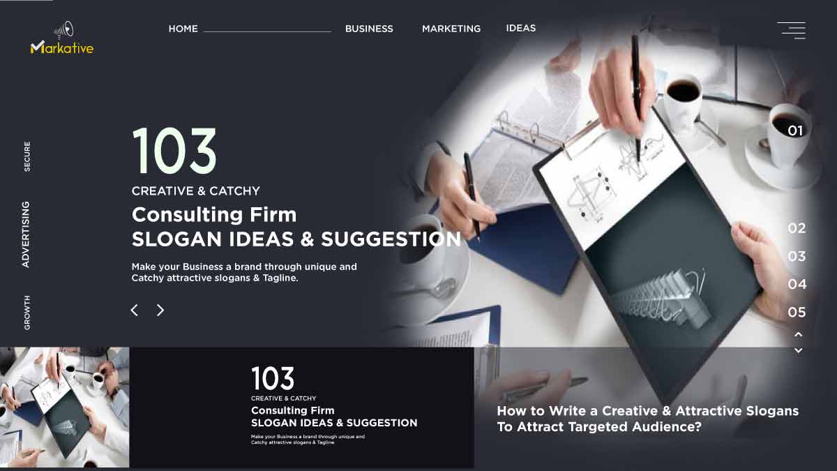103 Catchy Consulting Firm Slogans & Taglines Ideas Markative