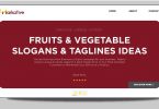Fruits and vegetable slogan