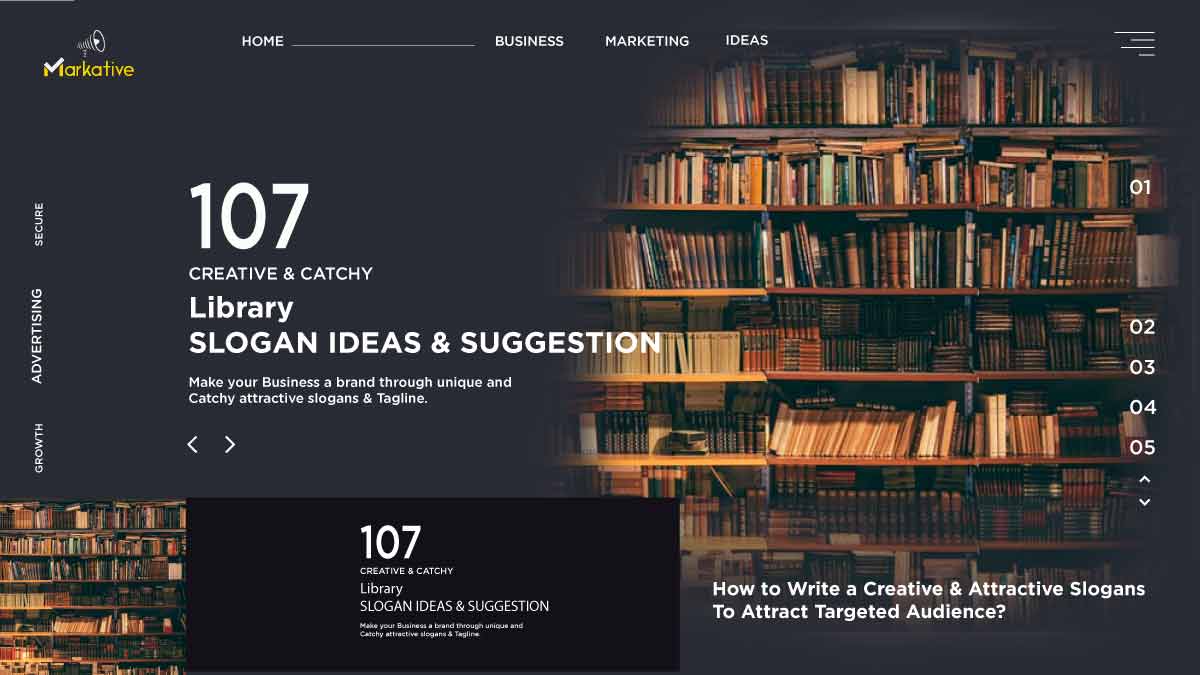 107 Catchy Library Slogan & Tagline Ideas Markative