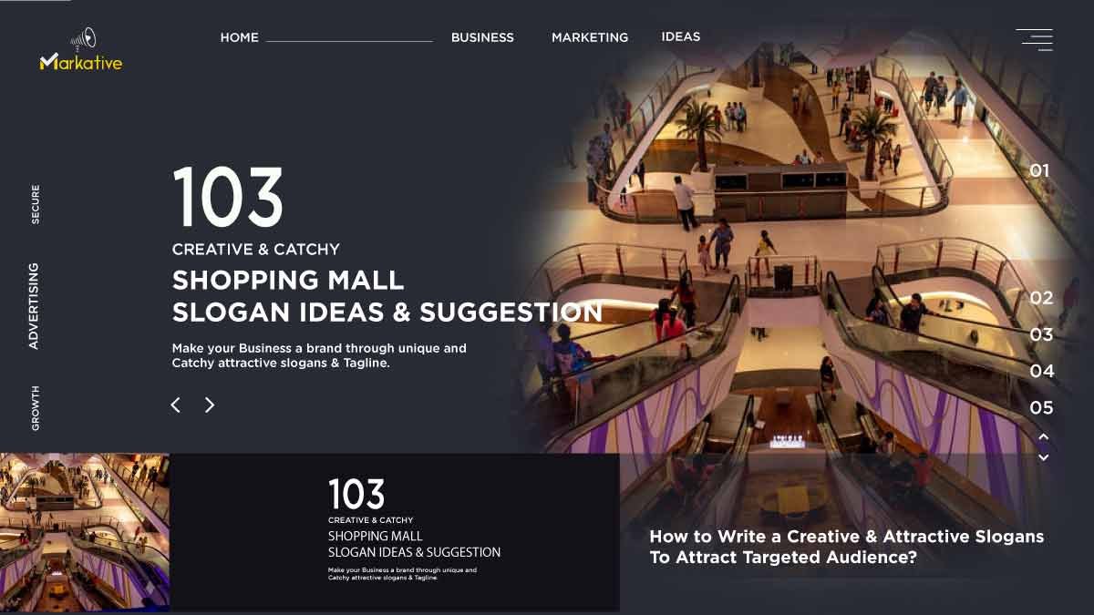 103 Attractive Shopping mall slogans and taglines ideas | Markative