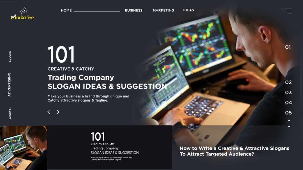 111 Catchy trading slogans for your business to make it a brand