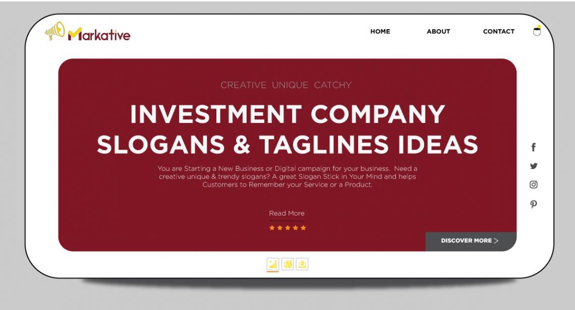 131 Catchy Investment Company Slogans and Taglines ideas Markative