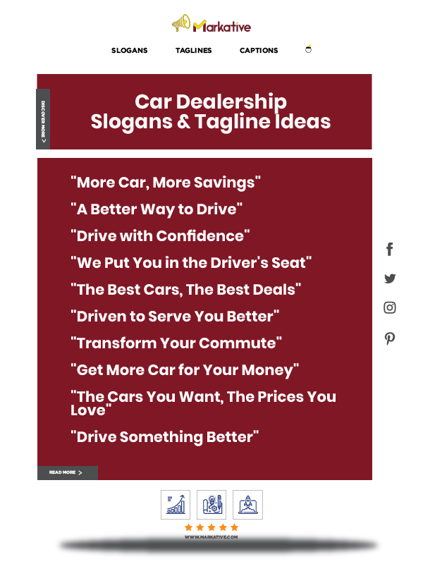 Car Dealership Slogan ideas