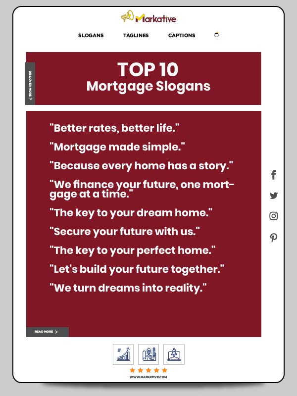 Catchy Mortgage Slogans