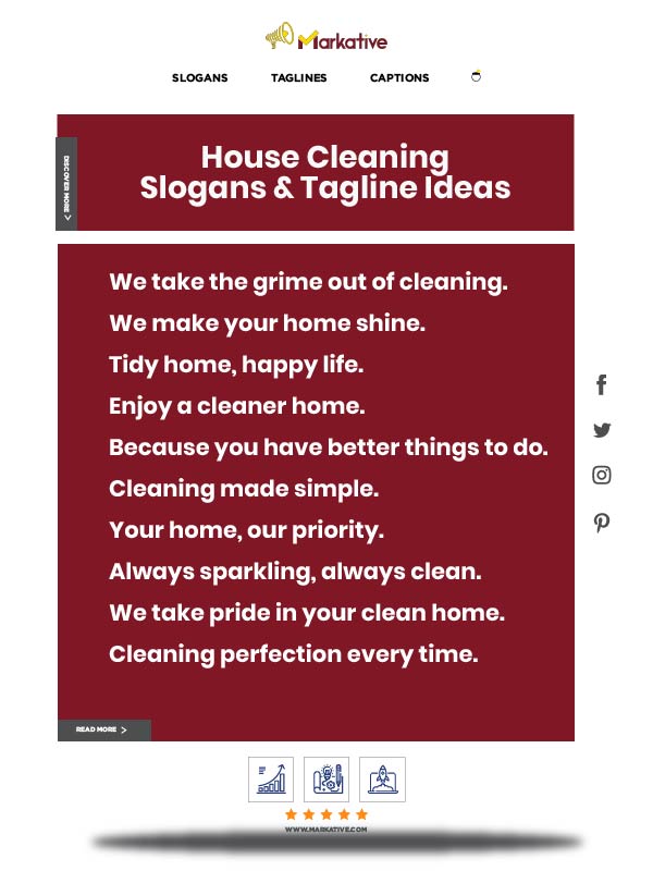 Catchy house cleaning ads