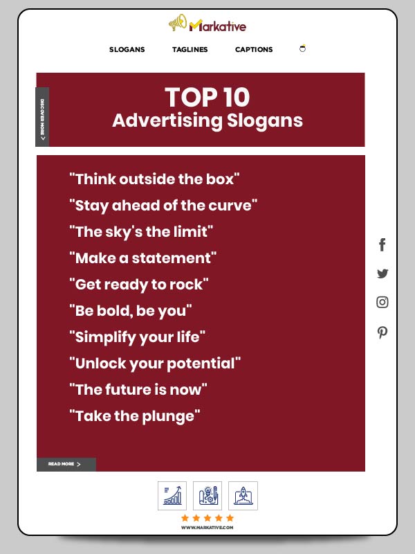 191 Unique Advertising Slogans Tagline Ideas For Your Agency 191 Unique Advertising Slogans Tagline Ideas For Your Agency