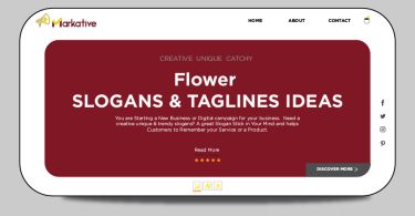 Flower Slogans