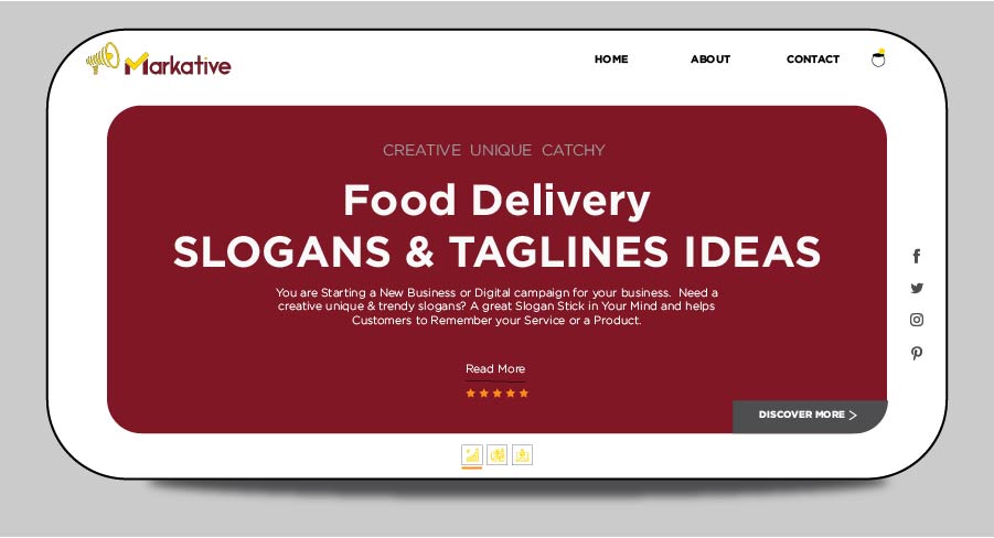 Creative Food Delivery Slogans Taglines Ideas Markative