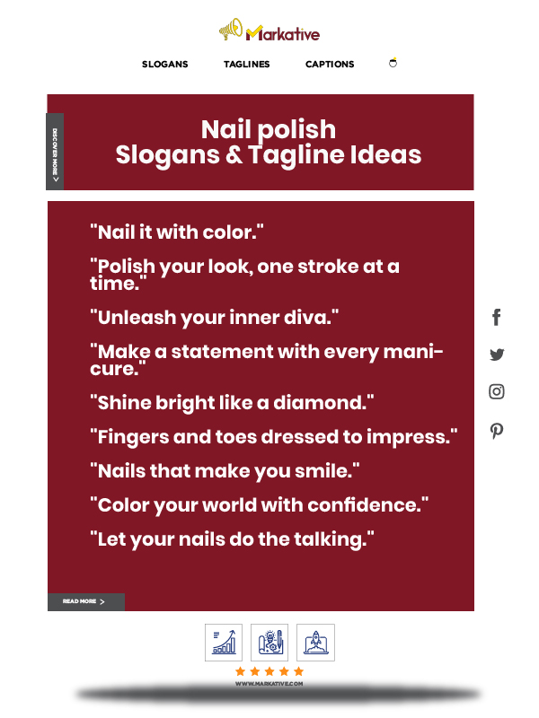 Nail Polish tagline