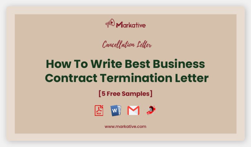 Business Contract Termination Letter