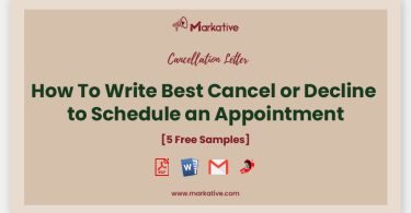 Cancel or Decline to Schedule an Appointment