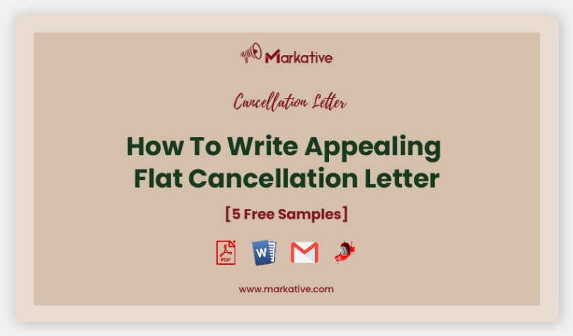 Flat Cancellation Letter