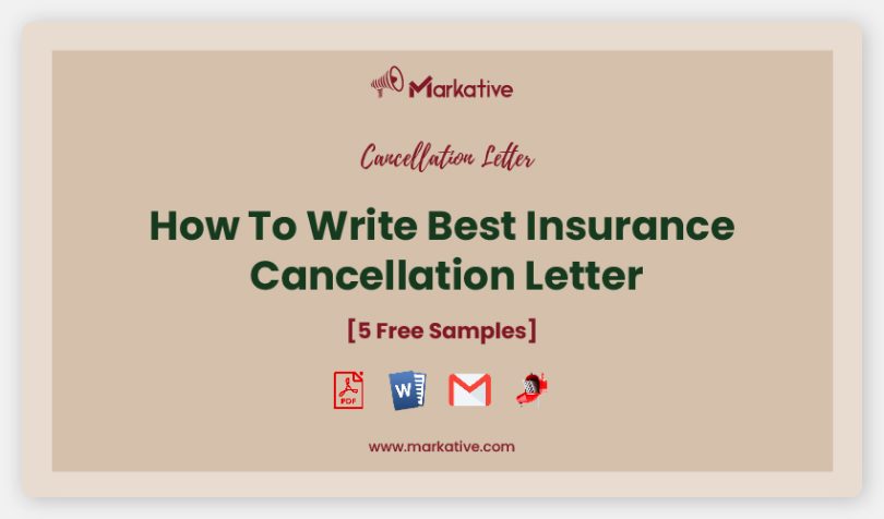Insurance Cancellation Letter