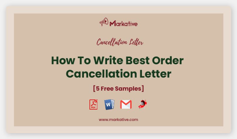 Order Cancellation Letter