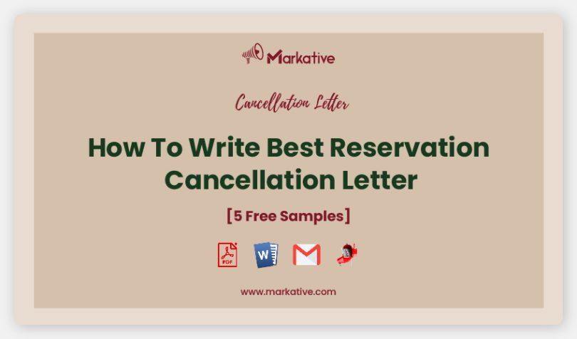 Reservation Cancellation Letter