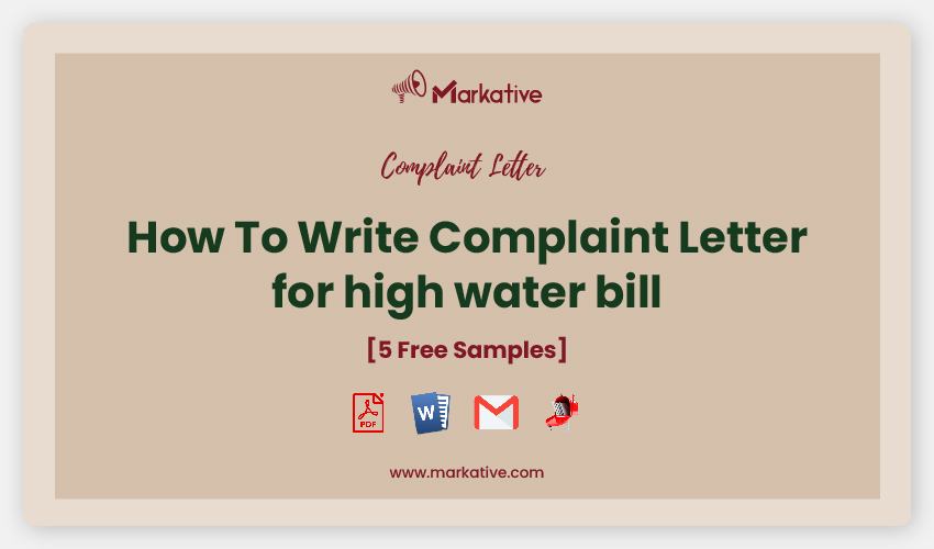 great-complaint-letter-for-high-water-bill-5-free-samples-markative