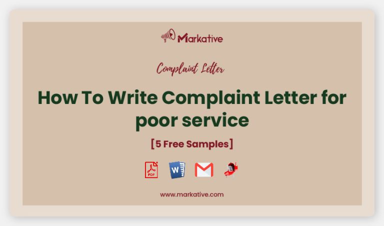 how-to-write-good-complaint-letter-for-poor-service-5-templates