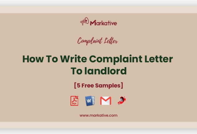 How To Write Perfect Complaint Letter To Company [5+ Templates] - Markative