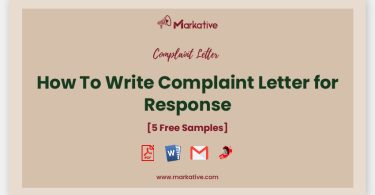 complaint response letter