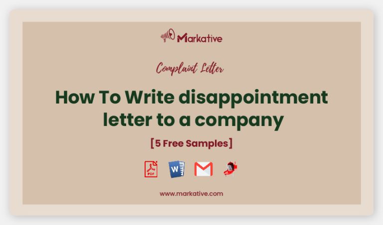 best-disappointment-letter-to-a-company-7-free-samples-markative