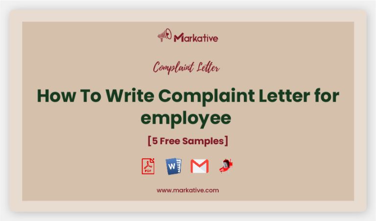 how-to-write-best-employee-complaint-letter-5-templates-markative