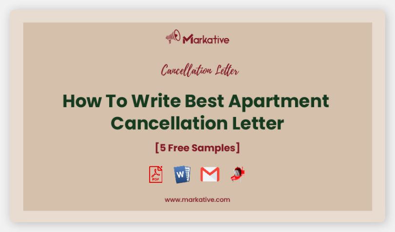 Apartment Cancellation Letter