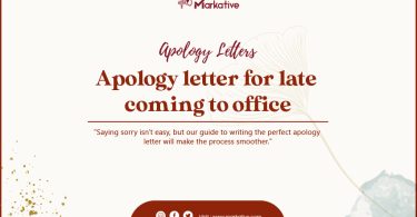 Apology Letter for Being Late to Office