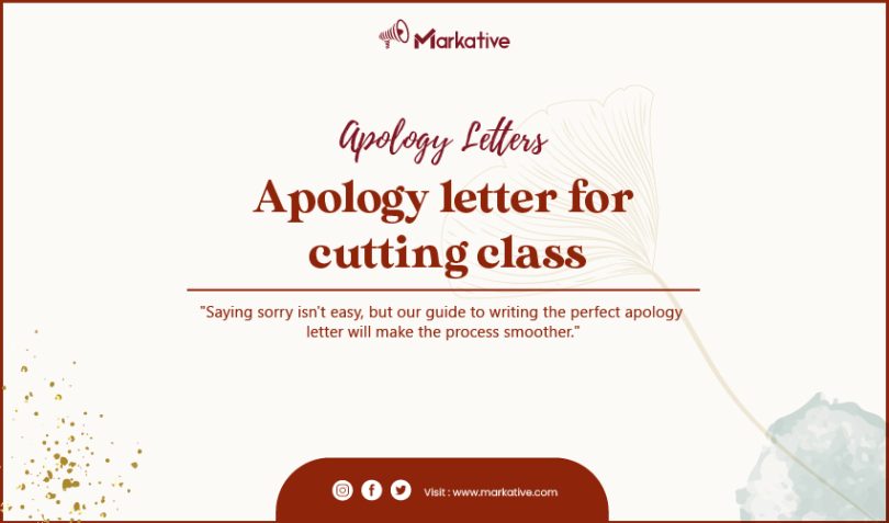 Apology Letter for Cutting Class