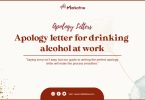 Apology Letter for Drinking Alcohol at Work
