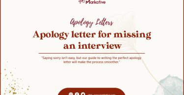 Apology Letter for Missing an Interview