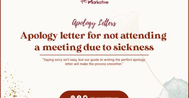 Apology Letter for Not Attending a Meeting due to Sickness