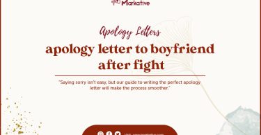 Apology Letter to Boyfriend After Fight