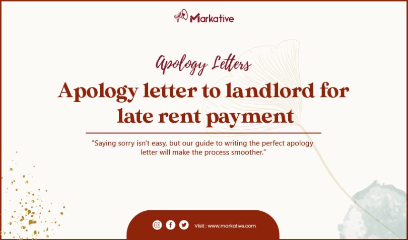 Apology Letter to Landlord for Late Rent Payment