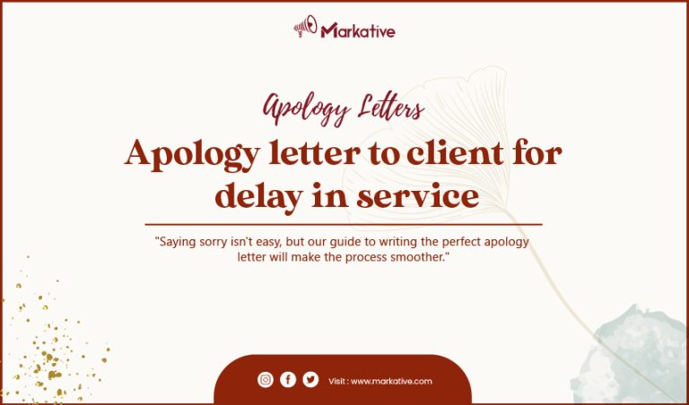 WBest Apology Letter to a Client for Delay in Service [5 Samples ...