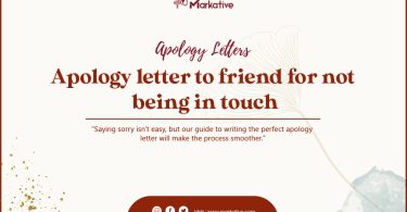Apology Letter to a Friend for not Being in Touch