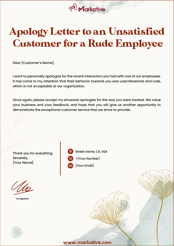 Apology Letter to an Unsatisfied Customer for Late Delivery