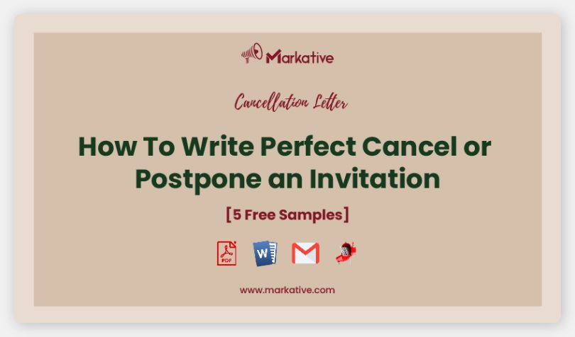 Cancel or Postpone an Invitation