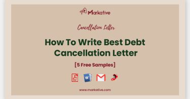 Debt Cancellation Letter