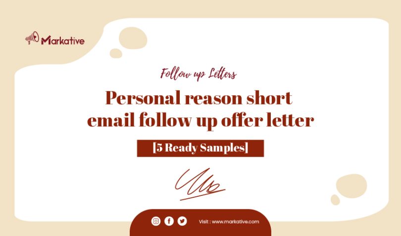 Email Follow-Up Offer Letter