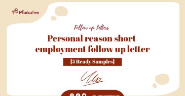 Employment Follow-Up Letter