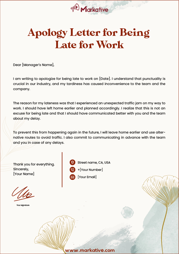Explanation Letter for Mistake at Work Missed Deadline
