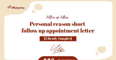 Follow-Up Appointment Letter