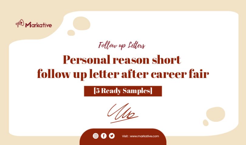 Follow-Up Letter After Career Fair