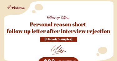 Follow-Up Letter After Interview Rejection