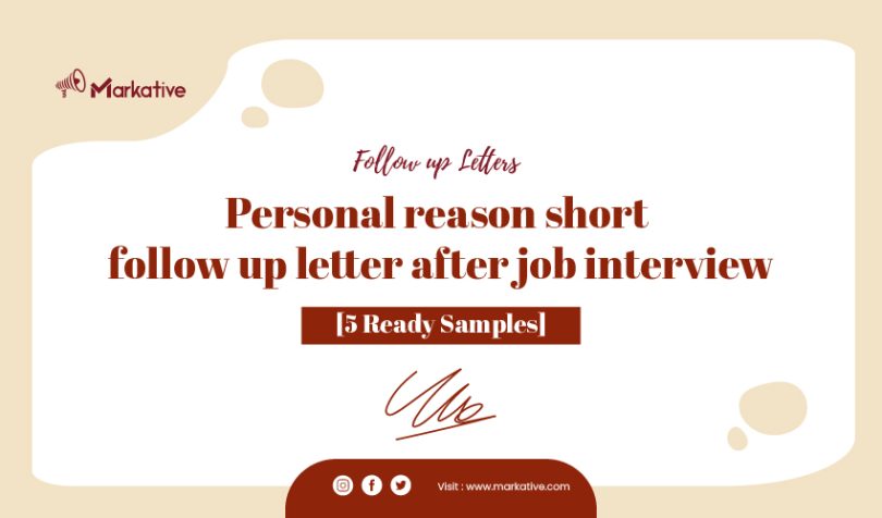 Follow-Up Letter After a Job Interview