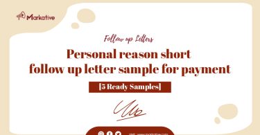 Follow-Up Letter Sample for Payment