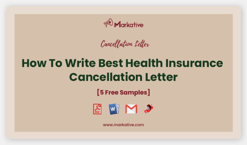 Health Insurance Cancellation Letter