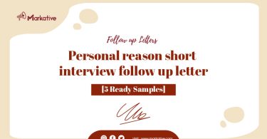 Interview Follow-Up Letter